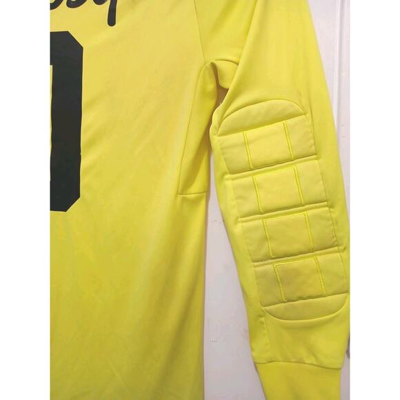 Capelli Goalkeeper Sport Shirt S Yellow Padded Arms Long Sleeve Albion San Diego - Picture 7 of 14